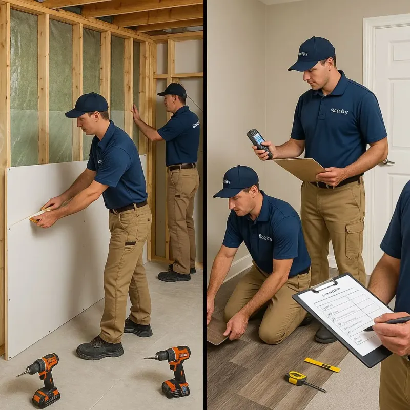 Repairs and Reconstruction process in Portage County, OH